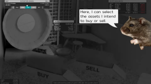 Twitch streaming hamsters runs his cryptocurrency wheel