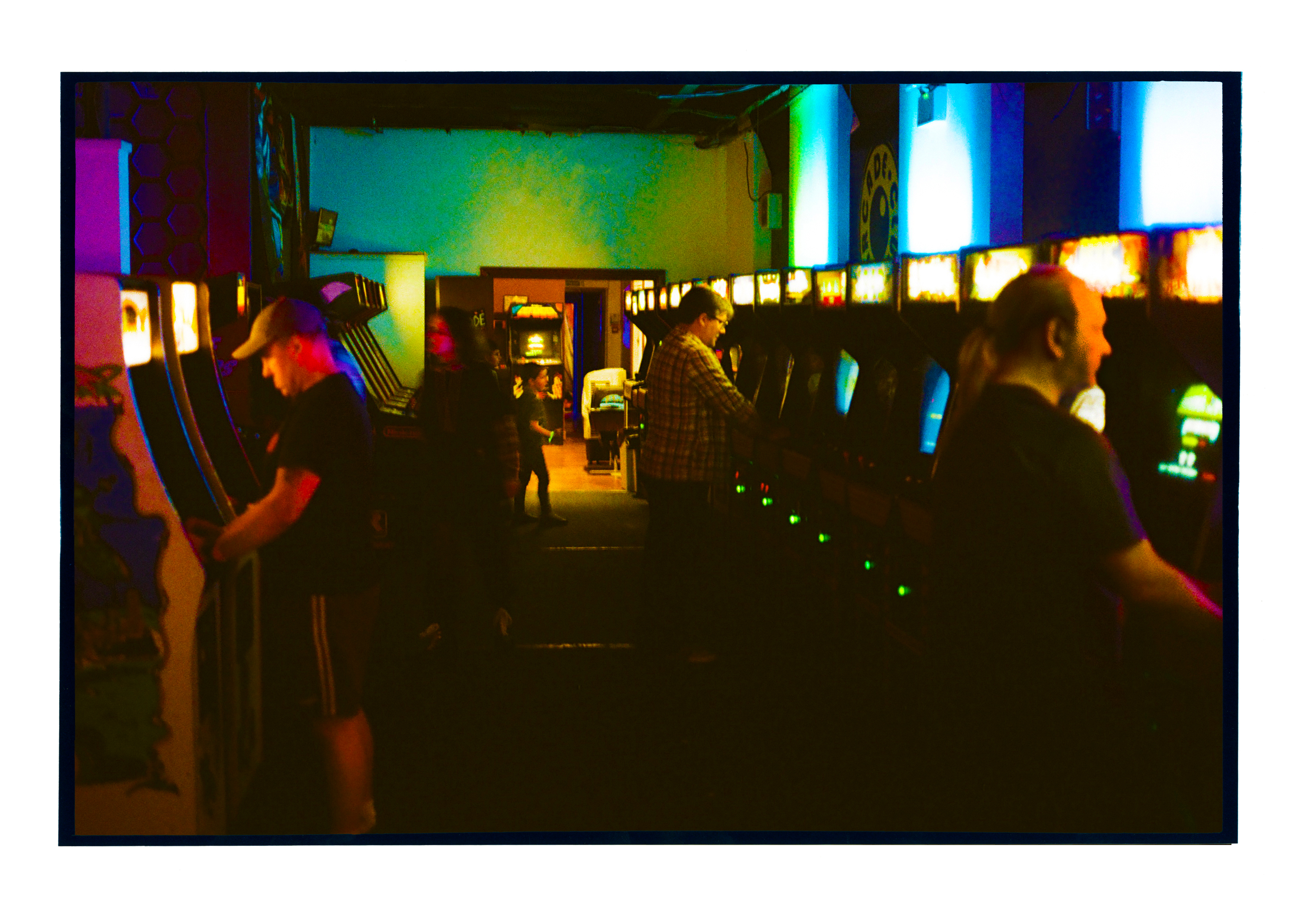 The inside of Arcade Club in Bury, Greater Manchester.