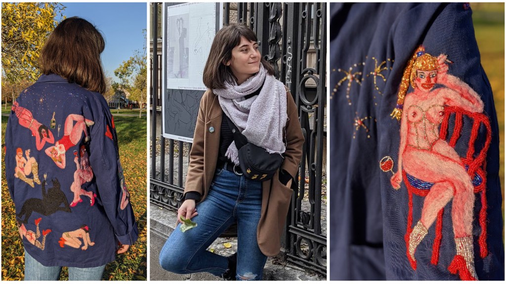 Alina Marinescu patch-uri nuduri femei, moda ilustratoare romania