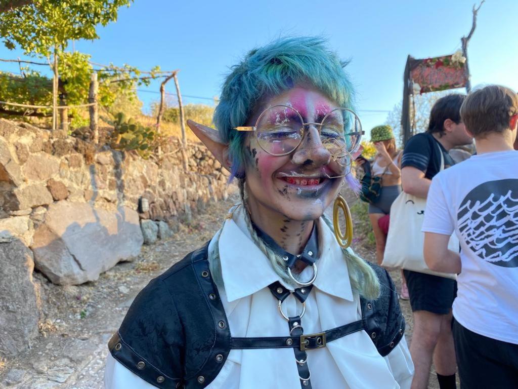 Person dressed as a goblin at Narthex Festival Greece