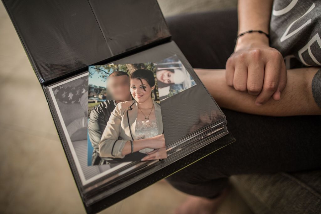 Omar Mateen and Noor Salman pose for engagement photographs. Years later, he would go on to kill 49 people and injure 53 in the Pulse nightclub shooting in June 2016.