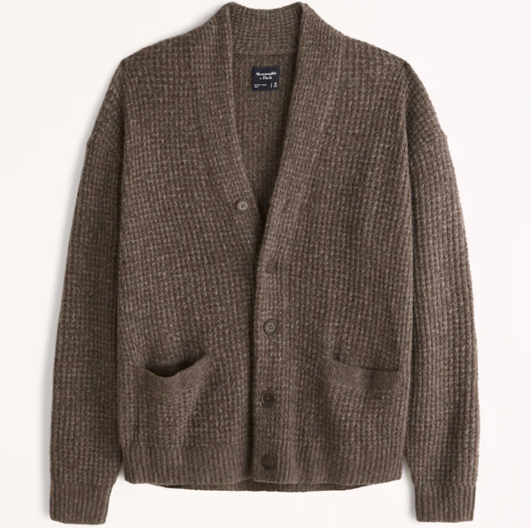 Marled Shawl Cardigan Sweater