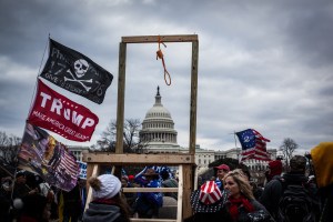 Trump supporters near the U.S Capitol, on January 06, 2021 in Washington, DC.