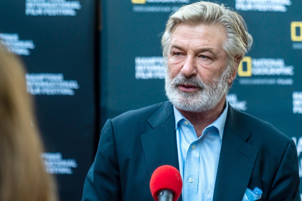 Alec Baldwin attends a film premier at the Hamptons International Film Festival on October 07, 2021 in East Hampton, New York.