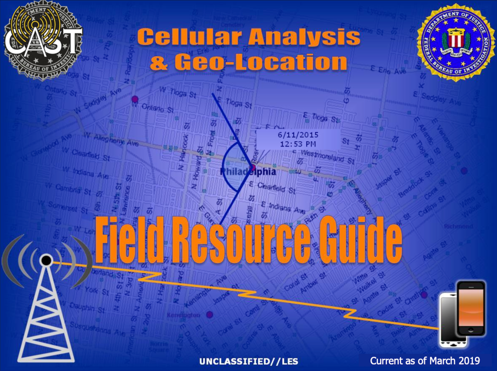 FBI document on phone geolocation