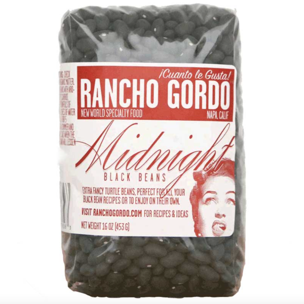 Rancho Gordo - Midnight Black Bean, 1 lb