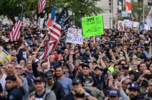 nypd vaccine protest