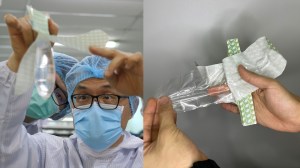 Wondaleaf Unisex Condom, made by a Malaysian doctor, has adhesive that can be used on both penises and vaginas.