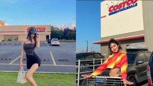 on Chinese social media platform RED, Chinese influencers are taking photos with shopping carts and pizzas at Costco Shanghai.