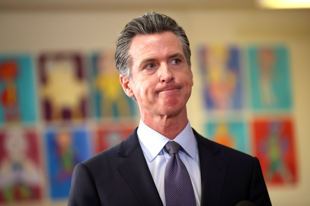 California Governor Gavin Newsom.