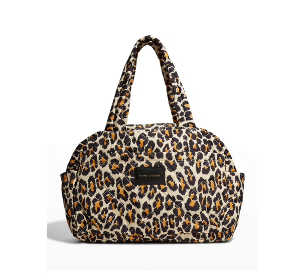 Medium Leopard-Print Duffel Weekender Bag Marc Jacobs