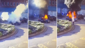 Taxi Explosion Outside UK Hospital Declared Terrorist Incident