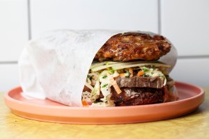 Sandwich con brisket