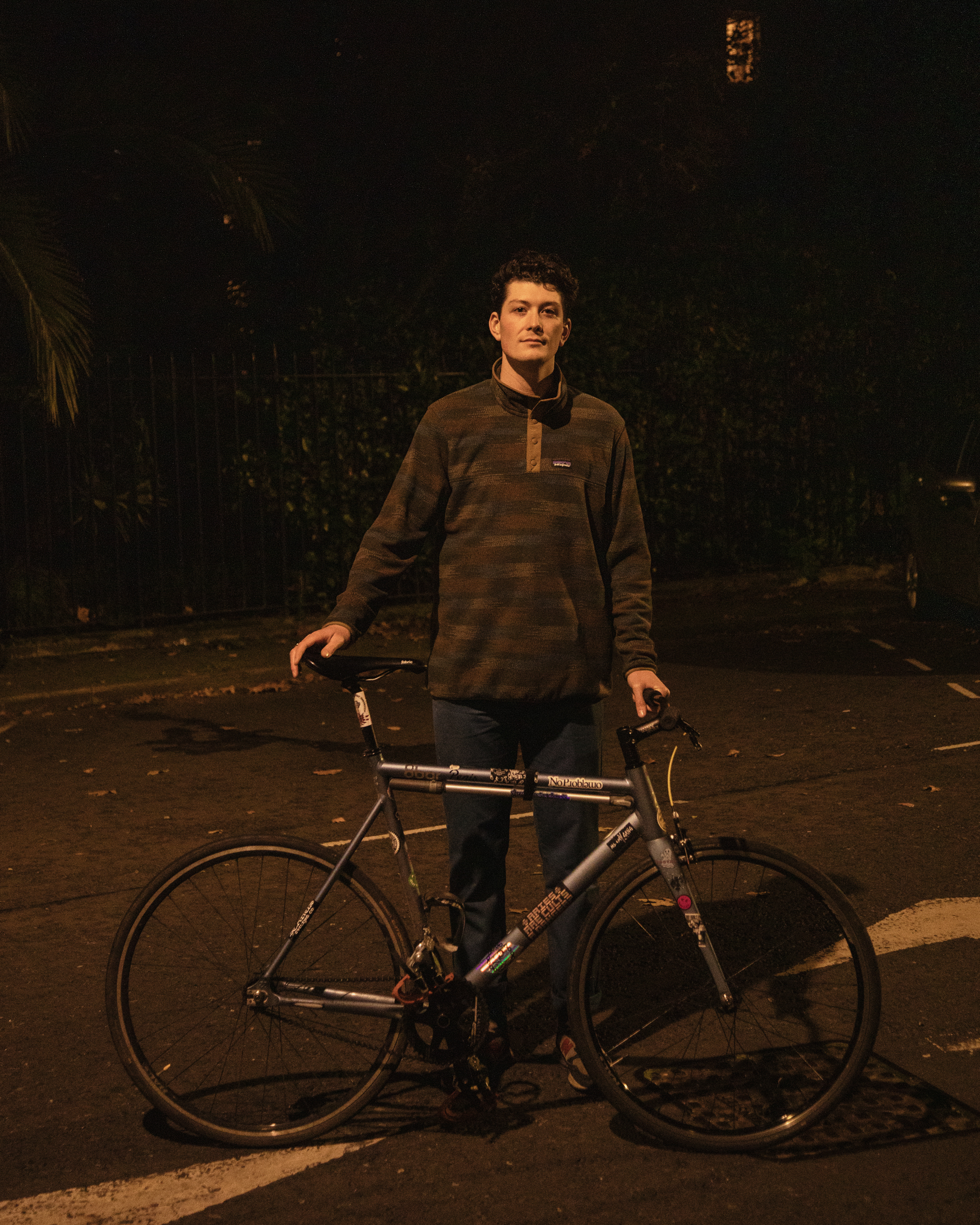 Long covid patient Connor Batty with his bike