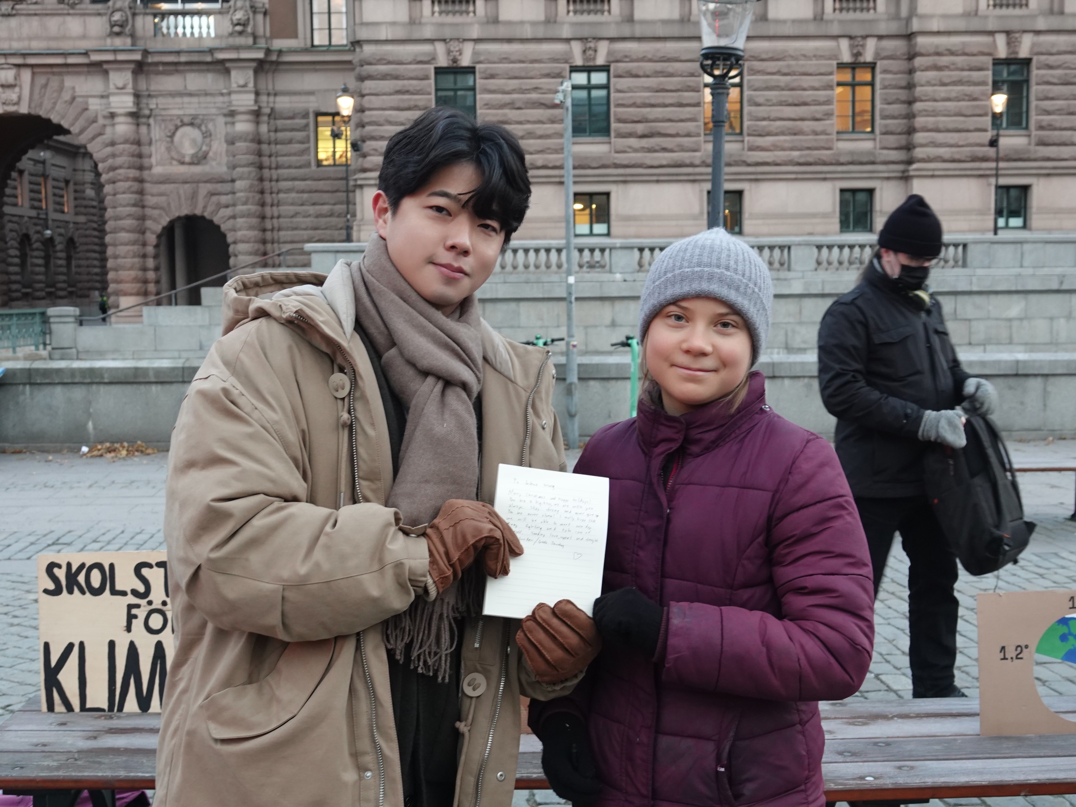 Greta Thunberg, Joshua Wong, Hong Kong