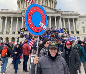 The U.S. Capitol Building in Washington, D.C. was breached by thousands of protesters and QAnon followers during a "Stop the Steal" rally against the results of the 2020 United States presidential election where Donald Trump was defeated by Joe Biden. Pho