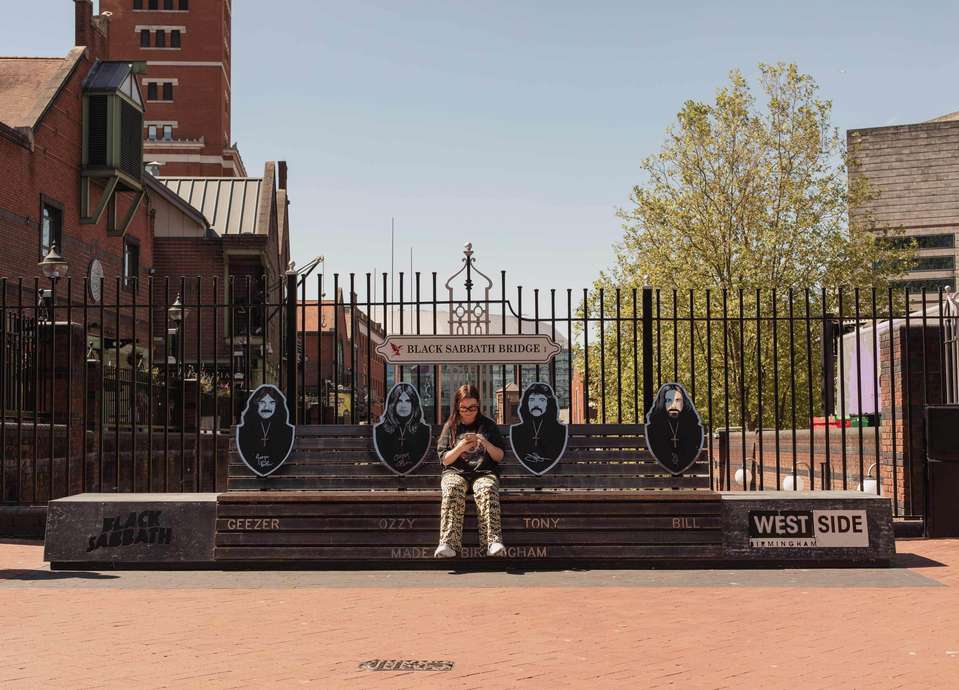 VICE writer Lauren O'Neill in Birmingham on Black Sabbath Bridge