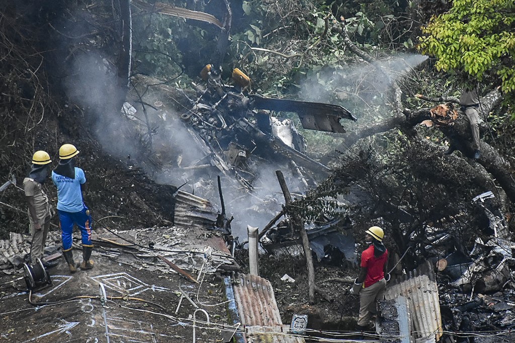 helicopter crash, India, General, Bipin Rawat