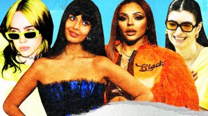 Billie Eilish, Jameela Jamil, Jesy Nelson and Lorde. Collage: Sam Boxer