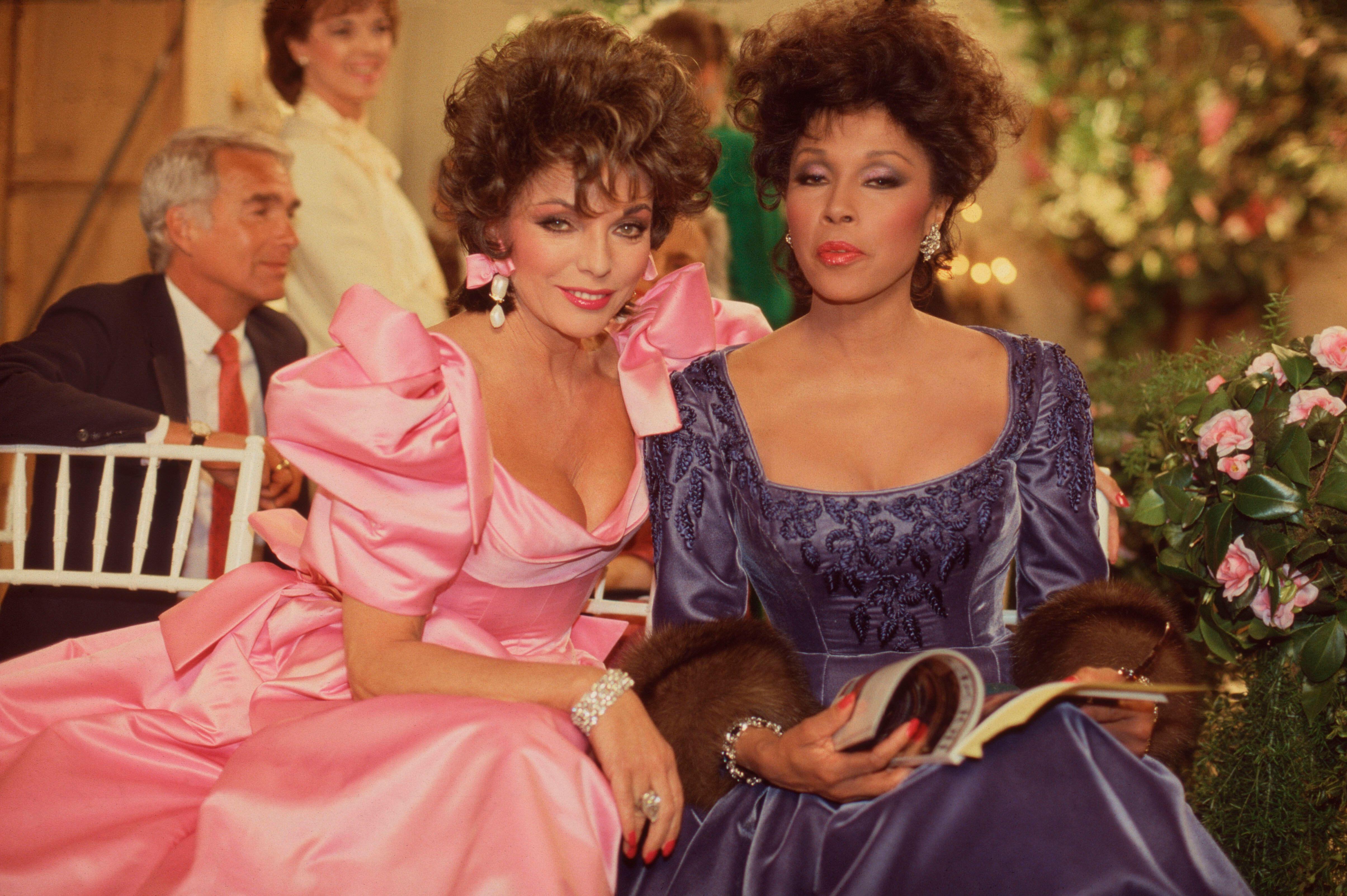 Joan Collins and Diahann Carroll in an episode of ©Aaron Spelling Productions/ABC, Dynasty