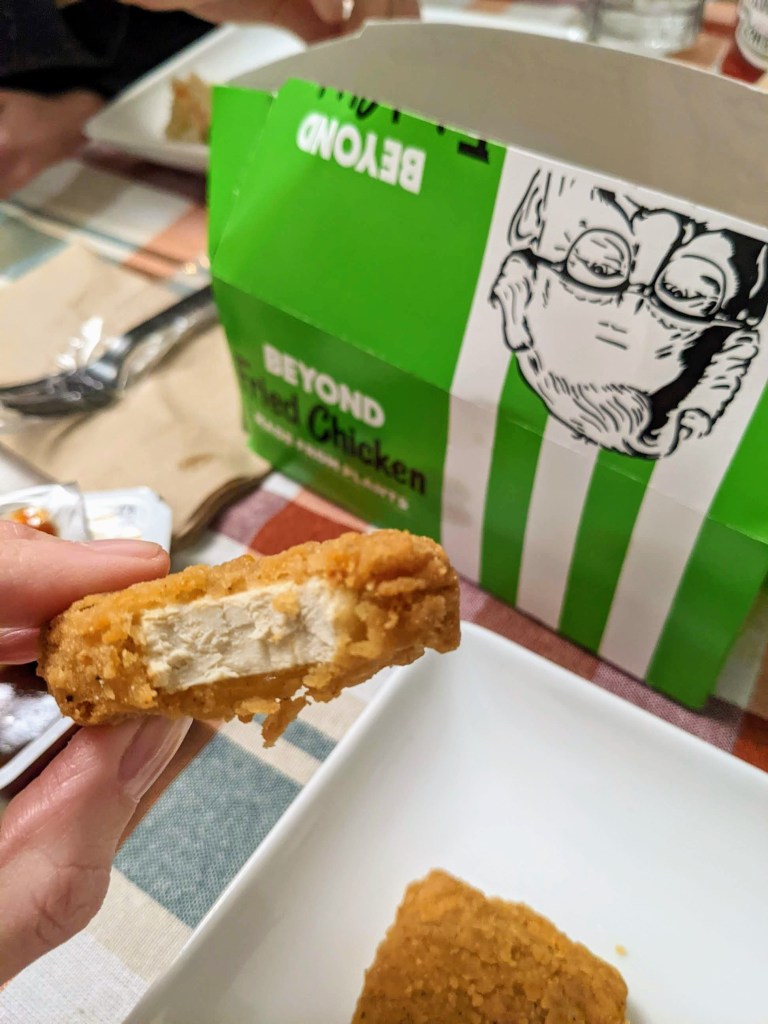 A KFC Beyond nugget.