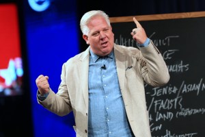 Glenn Beck speaks at the Conservative Political Action Conference (CPAC) in Dallas, July 10, 2021. (Dylan Hollingsworth/Bloomberg via Getty Images)