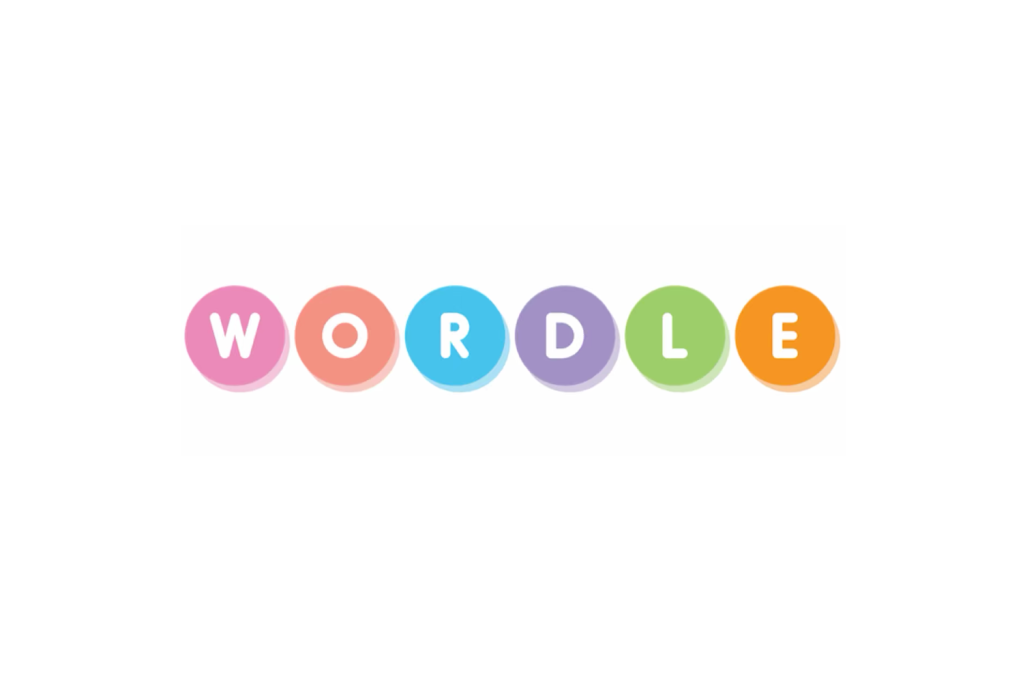 A logo for the game Wordle