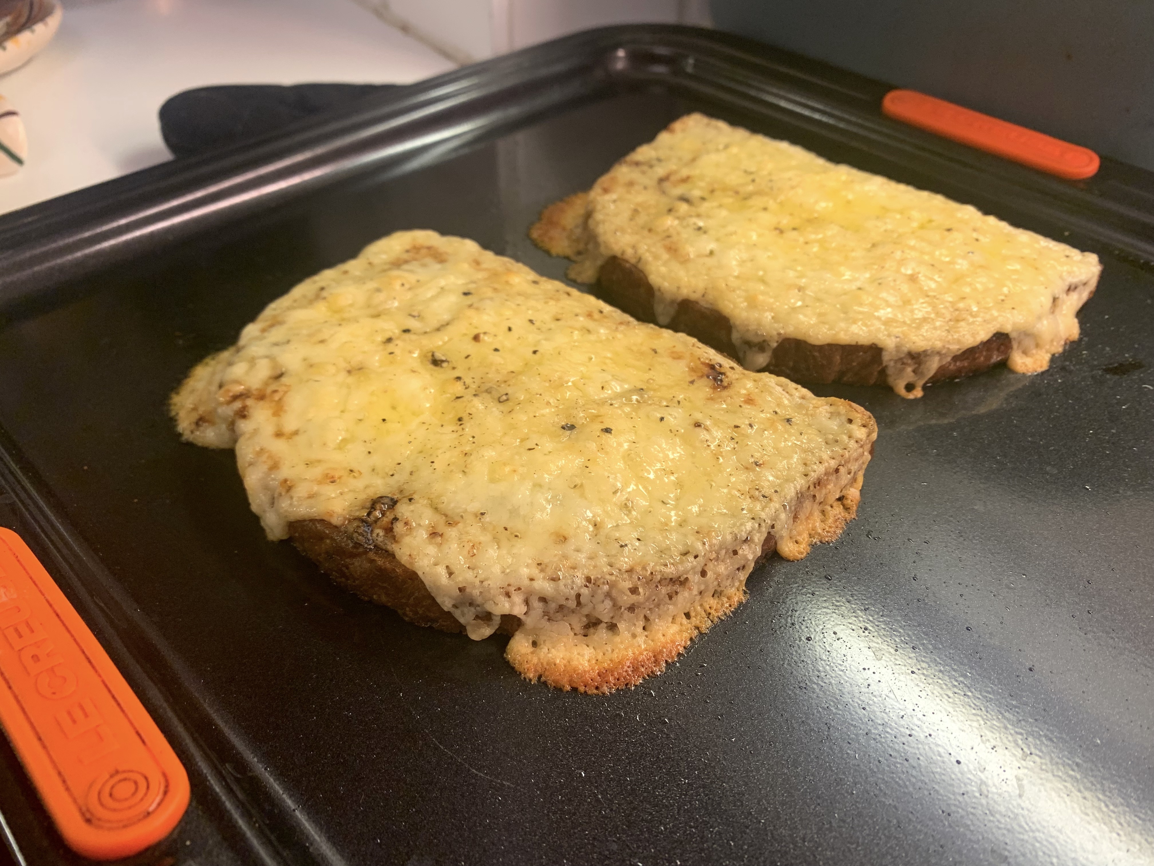 Cheese on toast cooked to Boris Johnson's recipe