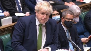 Boris Johnson speaks at Prime Minister's Questions. Photo: House of Commons/PA Images via Getty Images