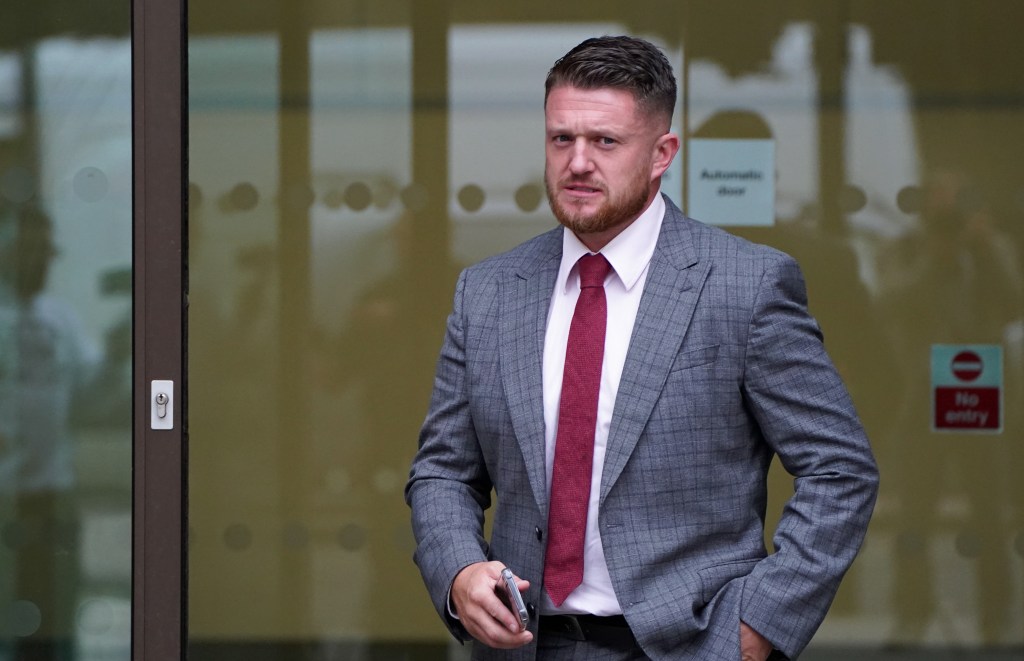 Insert Far-Right Activist Tommy Robinson Chased For £2m Debts