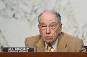 Sen. Chuck Grassley (R-IA) speaks in the Hart Senate Office Building on Capitol Hill on March 2, 2021 in Washington, DC. (Mandel Ngan-Pool/Getty Images)