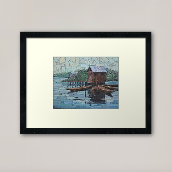 "Settled" Framed Art Print