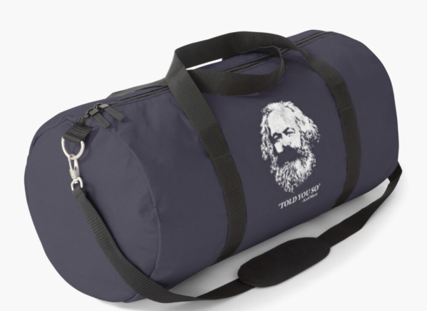 Marx - Told You So (distressed design) Duffle Bag