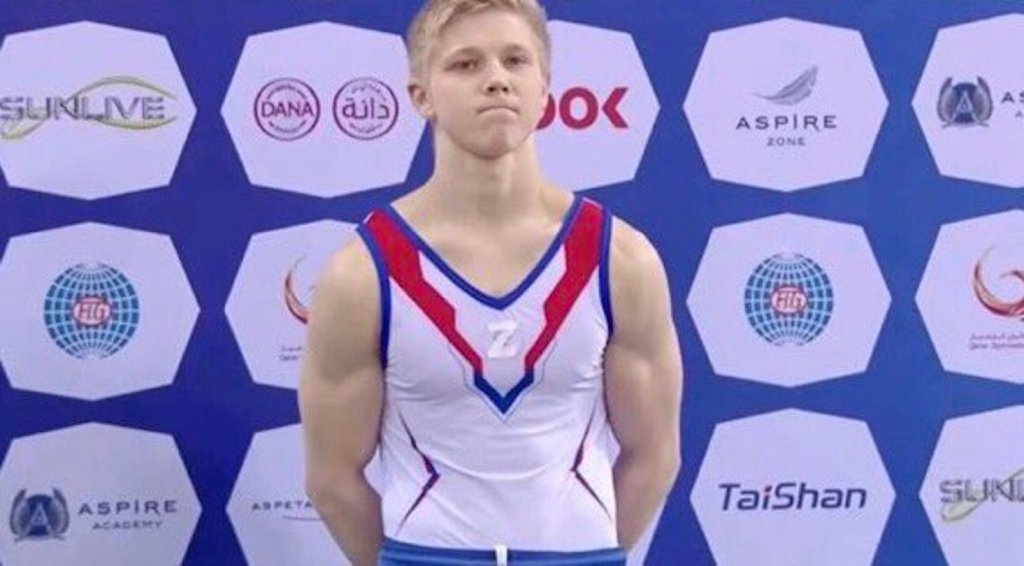 Ivan Kuliak at the Gymnastics World Cup in Doha