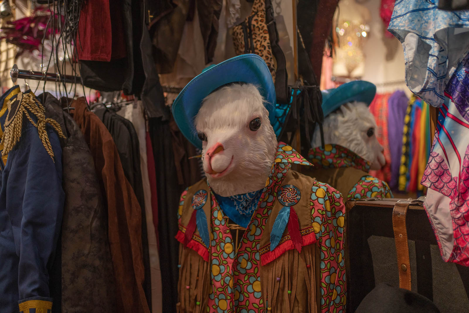 Creepy rabbit costume in So High Soho. Photo: Aiyush Pachnandna.