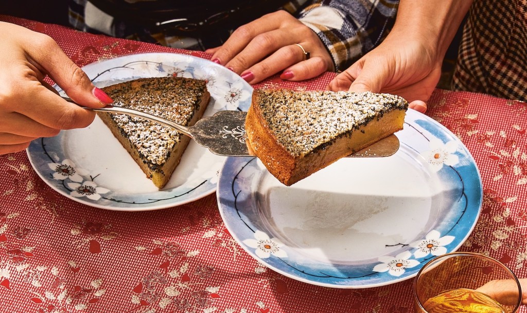 Torta di Riso al Sesamo Nero