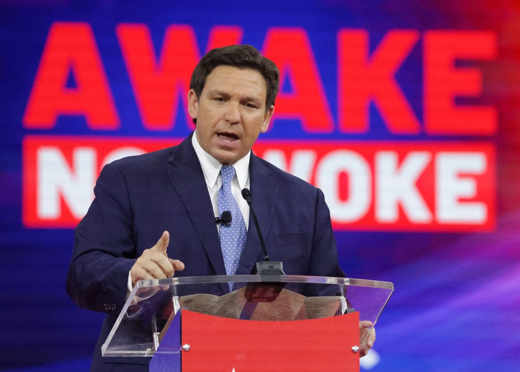 Florida Gov. Ron DeSantis said those who oppose his 'Don't Say Gay' law support "sexualizing kids in kindergarten."