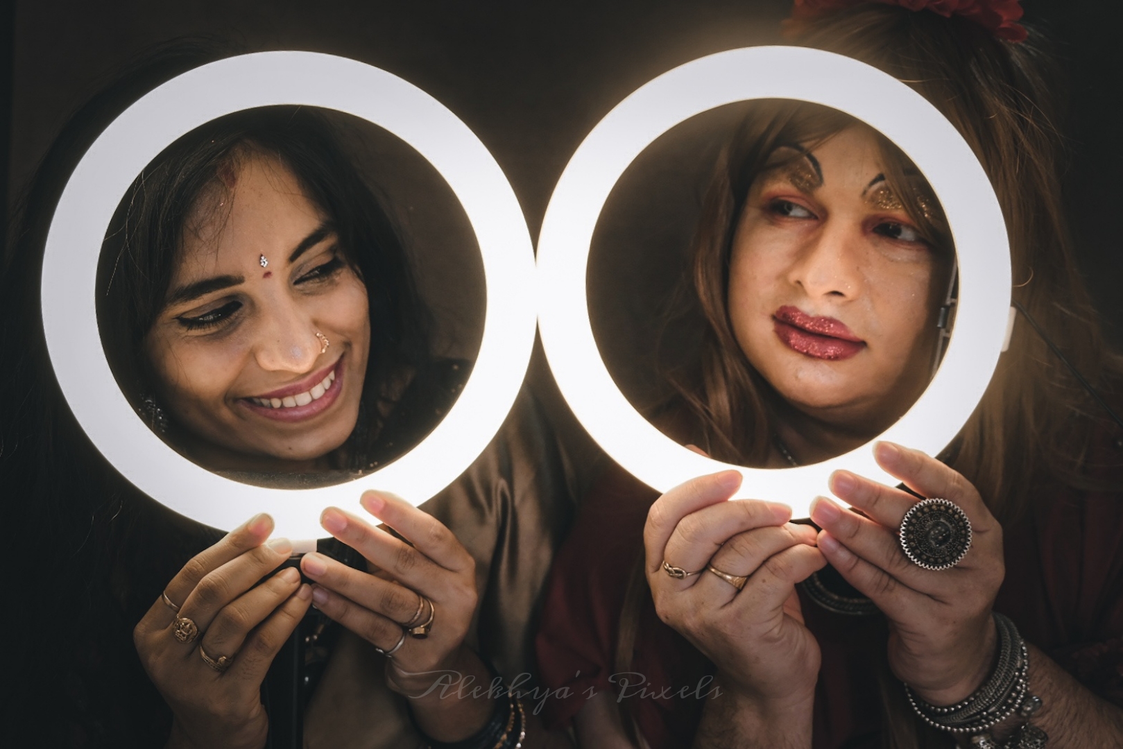 Rajeswari Devi and Patruni Sastry's story proves that love knows no gender. Photo: Alekya Grace