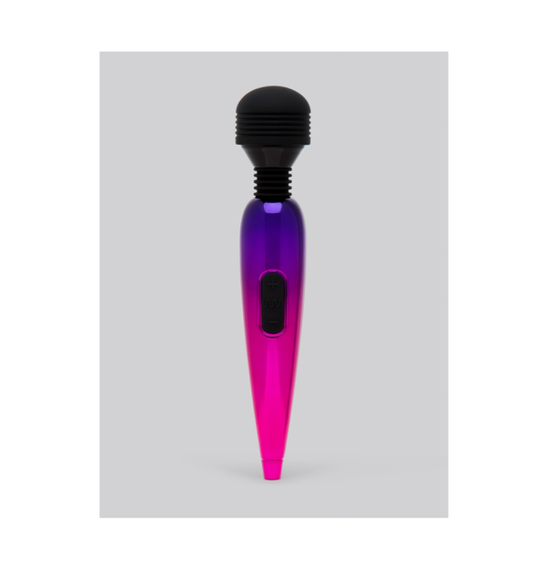 Deluxe Rechargeable Mini Metallic Massage Wand Vibrator