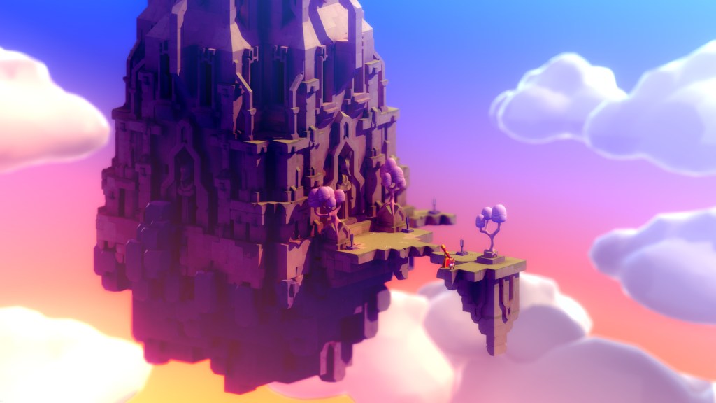 A screen shot from the video game Tunic