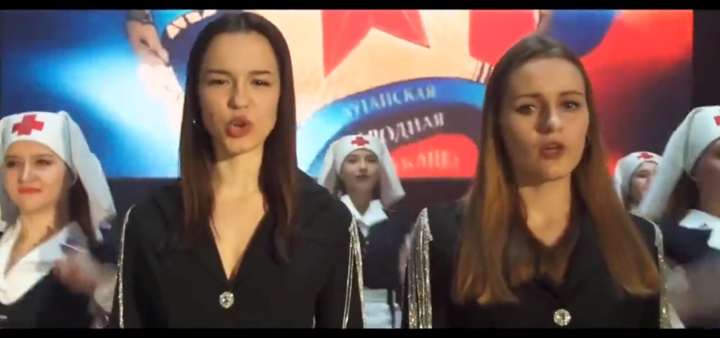 A Russian nationalist version of the Wellerman Song. ​Screengrab: Twitter