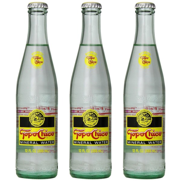 Topo Chico Mineral Water, 12oz Glass Bottle (Pack of 6