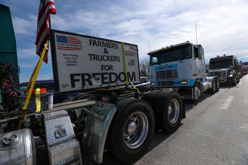 Everything seemed to be going just peachy for the anti-vaccine trucker convoy’s truimphant return to California but then they went to Oakland.