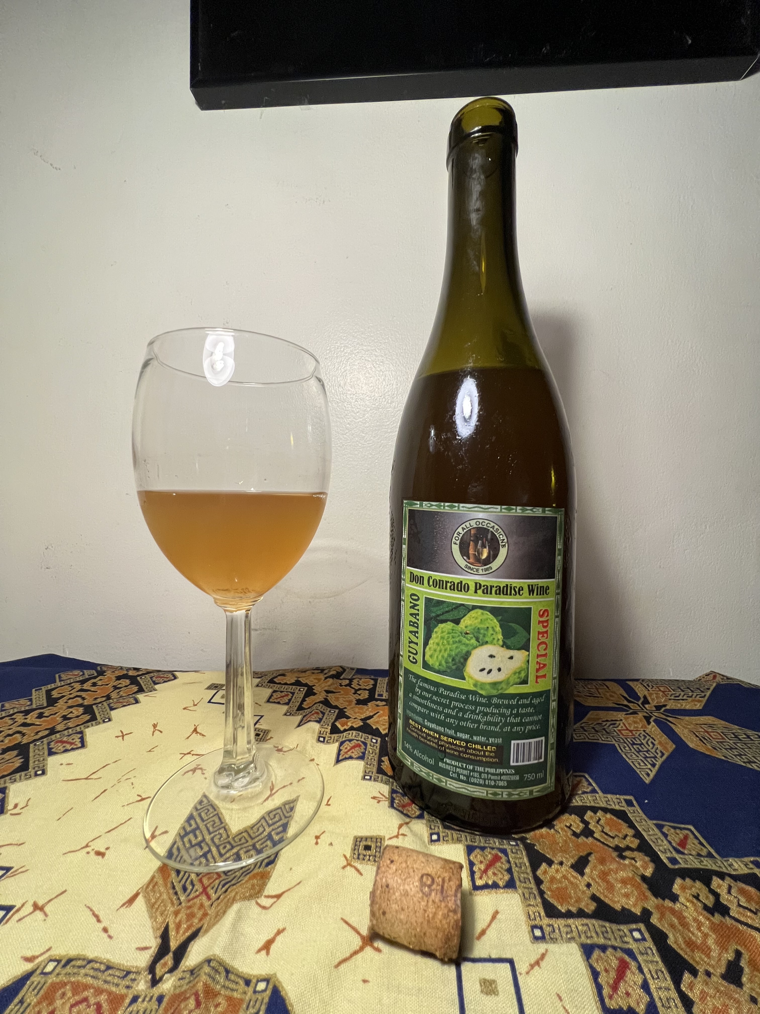 Philippines local wine non-grape soursop guyabano mangosteen bugnay bignay berry review sommelier