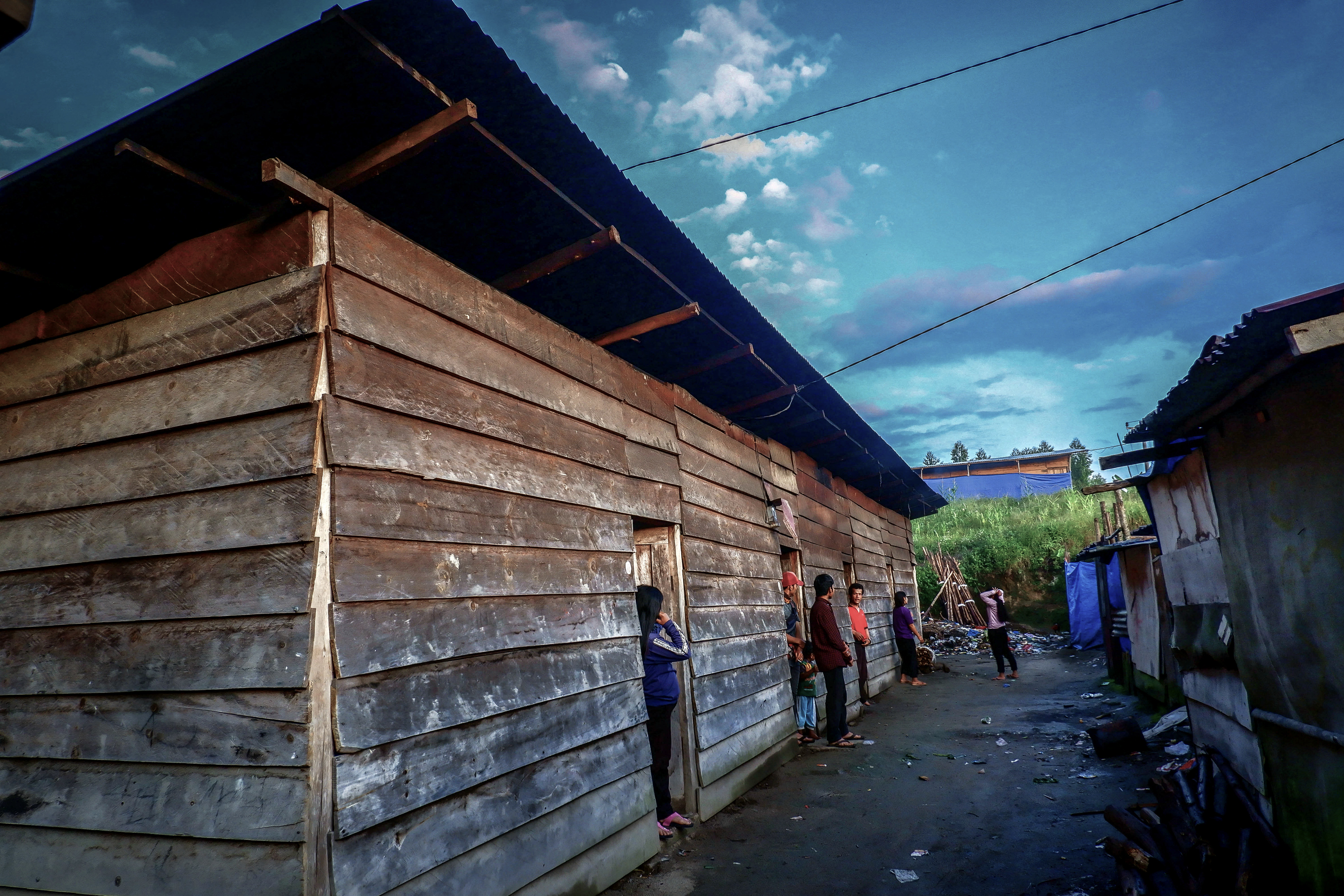 The workers barracks at the Toba Pulp Lestari plantation. Photo: Albert Ivan Damanik