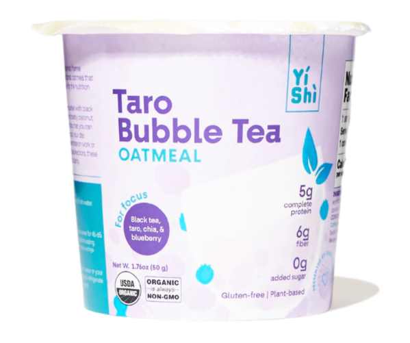 Yishi Oatmeal Cup: Taro Bubble Tea