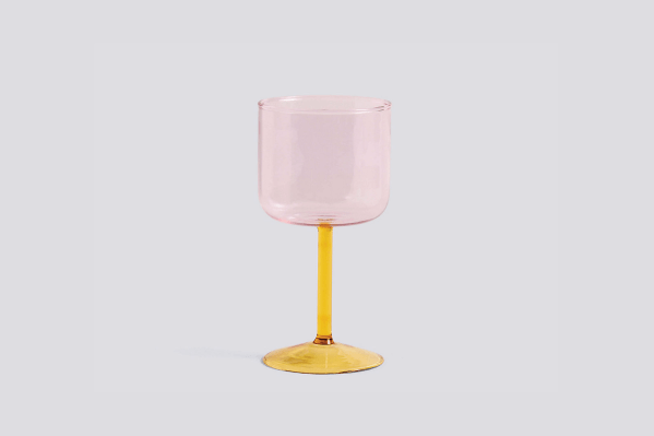 HAY Tinted wine glasses