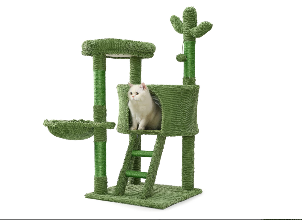 Cat Cactus Tree Tower