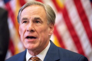 Texas Governor Greg Abbott at a press conference at the Capitol on June 8, 2021 in Austin, Texas.(Montinique Monroe/Getty Images)