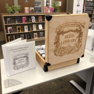 Seed Library at Cleveland Public Library's East 131 Branch.